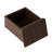 Modern Farmhouse Burl Finish End Table With 2 Drawers And Open Storage Walnut Brown-792408499