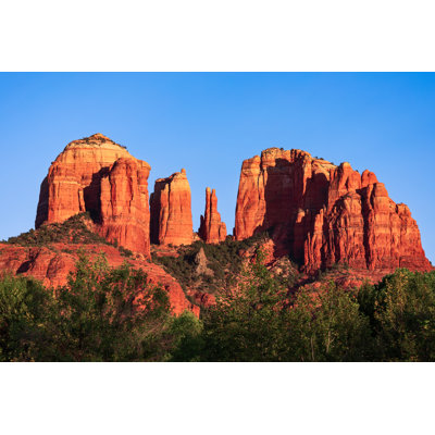 " Cathedral Rock In Sedona, Arizona At Sunset " by Mdesigner125