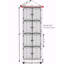 4-Tier 72" Corner Kitchen Pantry Storage Cabinet with 8 Doors-1102355187