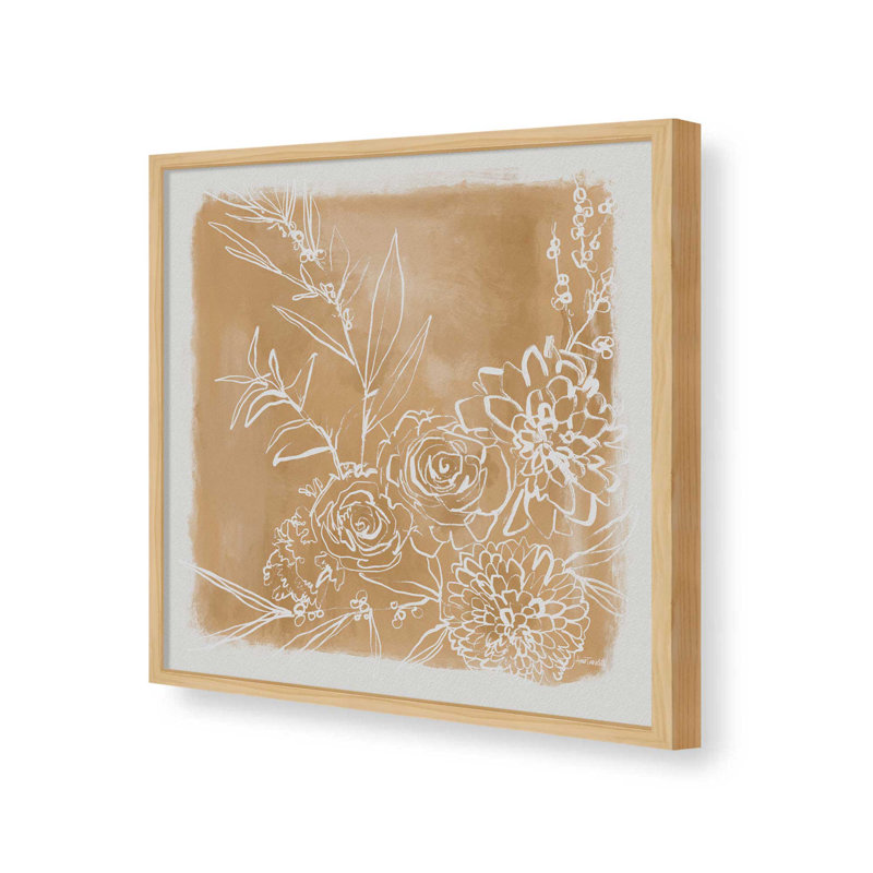 Flower Bundle by Anne Tavoletti Art Print, 30" H x 30" W, Maple