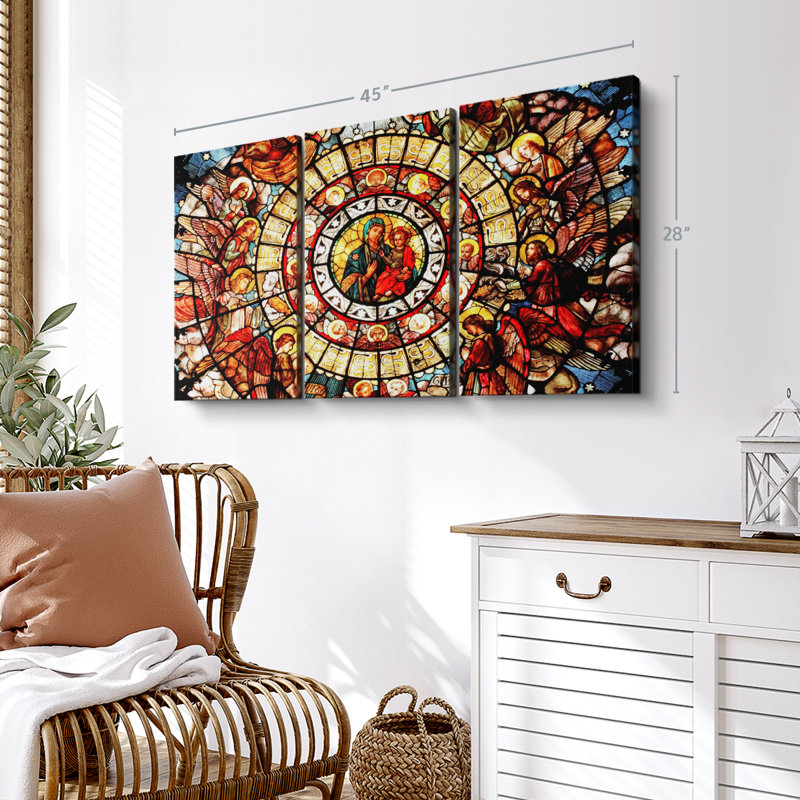 «Church Window» sur, H 28 po x l 45 po x P 1,25 po