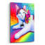  «Rainbow Cat» par Rebecca Wang, art mural en verre acrylique, 24 po x 36 po
