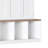 Farmhouse Hall Tree With Bench & 8-Door Shoe Storage | Entryway Organizer With 4 Hidden Hooks, Walnut Seating-937530249