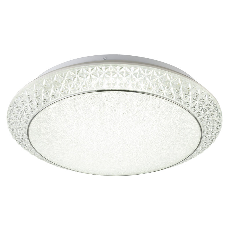 Goldsand Acrylic LED Flush Mount, 10cm H x 41cm W x 41cm D