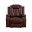 Ensemble de salon inclinable électrique en cuir 3 pièces Jaylianiz-1699087987