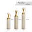 Ensemble de 3 vases de plancher en métal de style moderne 