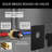 All Metal Shower Faucet Set, Square Shower Head， Handheld Shower Head，Hose-125322435