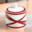Pot à sucre Missoni Nastri Bordeaux - 8,6 X H 9 cm