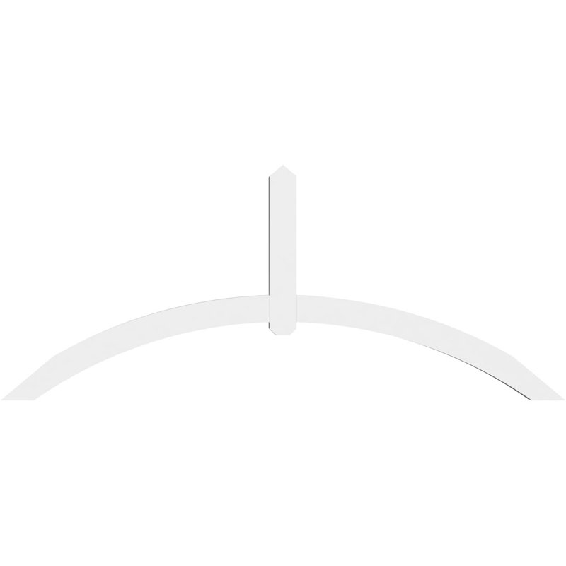 Support pour pignon en PVC Archdale, H 35 po x l 84 po (pas: 10/12), P 4 po x F 4 po