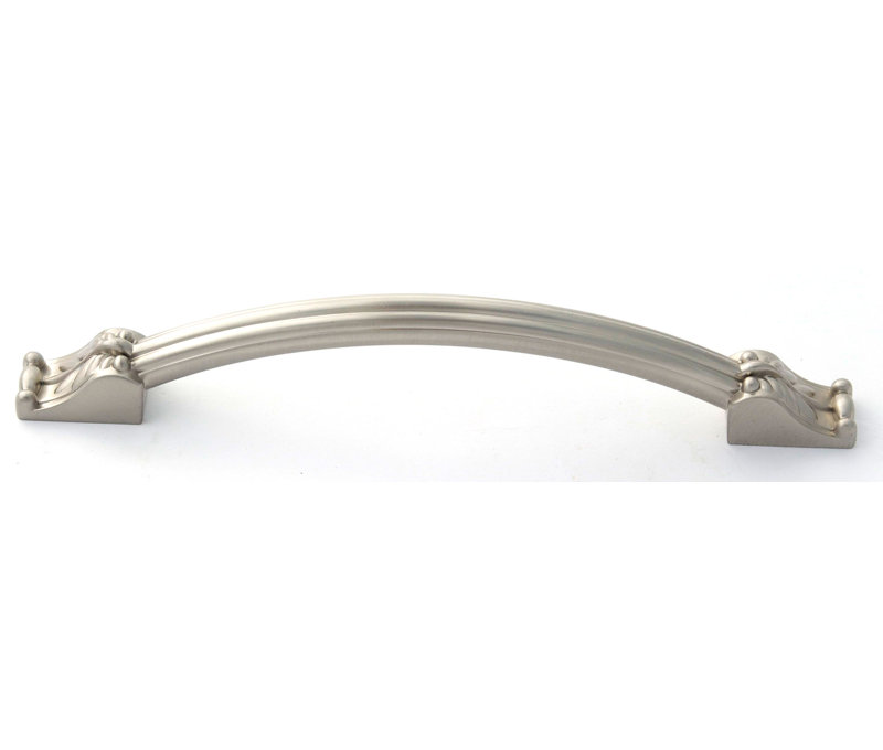 Poignée arche 8" center to center Fiore, Nickel satiné