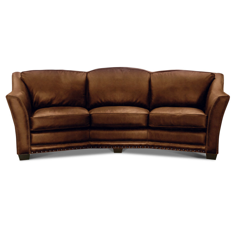 Basilica Leather Sofa, Polo (Maestro Artisano), Yes, Espresso