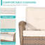 Schwabe Wicker 4 - Person Patio Conversation Set with Cushions