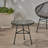 Orlando Outdoor Glass Top Faux Rattan Side Table(Only Including Table)-293751266