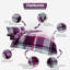 Check Pattern Polycotton Duvet Cover Set with Matching Pillowcases - Machine Washable Bedding Set-28304788-121081146