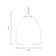 Flatiron 1 - Light Chrome Teardrop Pendant