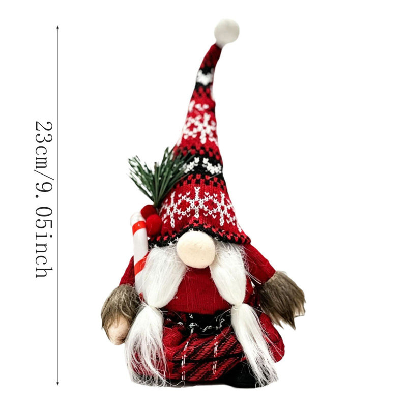 Décorations de Noël Décoration de table gnome de Noël, B