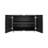 Black 2 Door Steel Printer Cabinet With Smooth Surface And High Capacity Storage Removable Adjustable Height Dividers