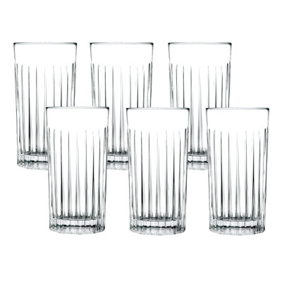 Timeless 14 oz. Crystal Highball Glass Set