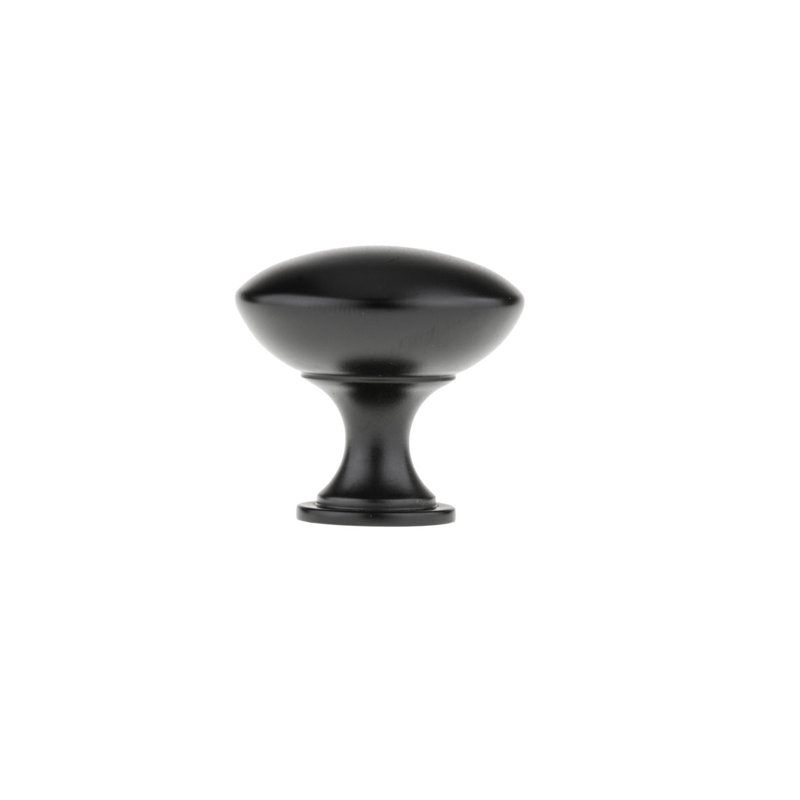 Poignée champignon 1 3/16 po de diamètre, Noir mat