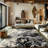 Galaxy Series Abrstract Black/Gray/Ivory/Beige Area Rug-173627220-170481947