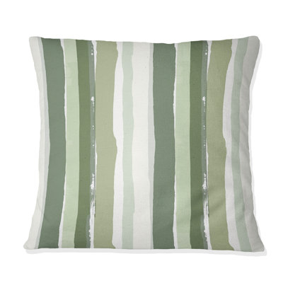 Coussin Green Stripes II - Stripes