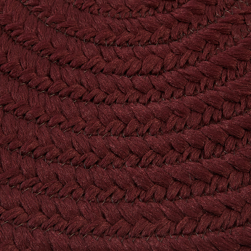 Tapis bourgogne Abygale, Ovale 6 pi x 9 pi