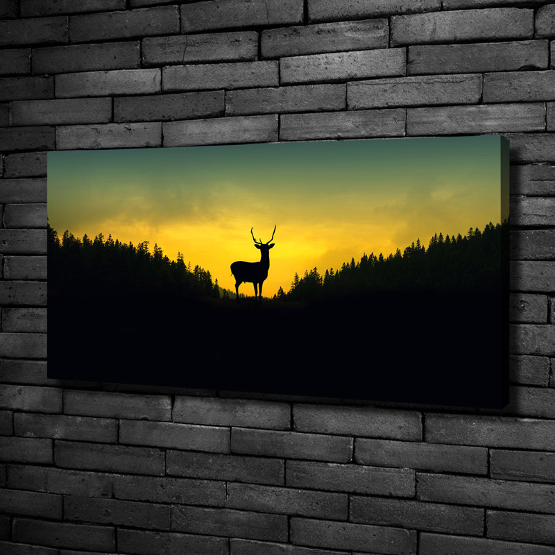 Deer - No Frame Print on Canvas