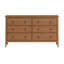  Commode 6 tiroirs en bois massif - Carmelo-1313624156