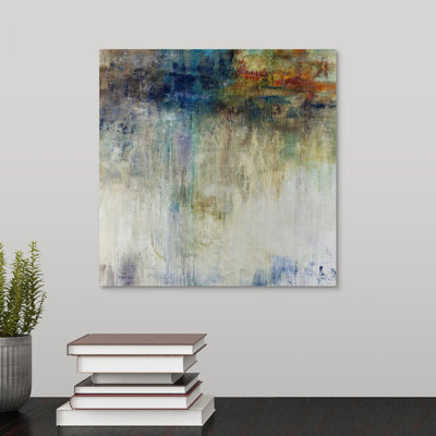 « crépuscule point », peinture sur toile