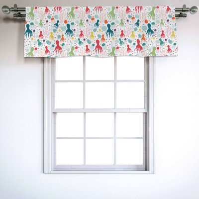 Sateen Ruffled Window Valance