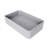 20.5'' Concrete Vessel Rectangular Modern Gray Bathroom Sink-1158242221-1158242222