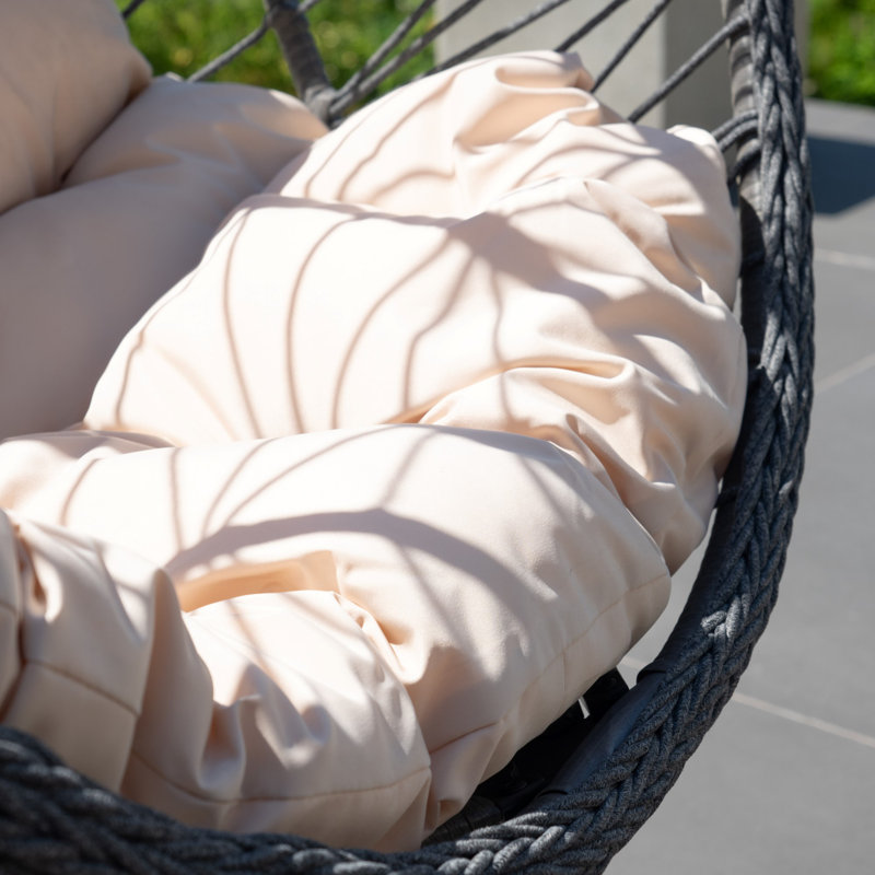 Lynton Garden Hanging Egg Chair, Cream