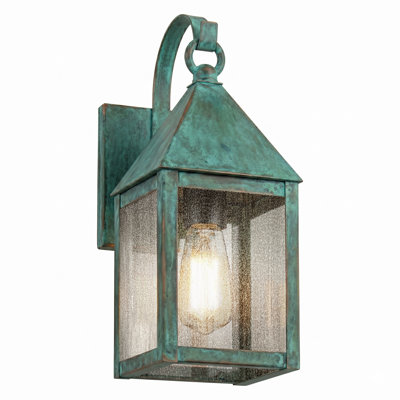 Brass Traditions - Ashford - 1 Light - 17 inch - Verde Green - Solid Brass - Wall Light