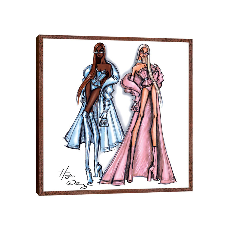 Morning Frost & Evening Chill by Hayden Williams - Print on Canvas, 66.04 cm H x 66.04 cm W, Brown Framed