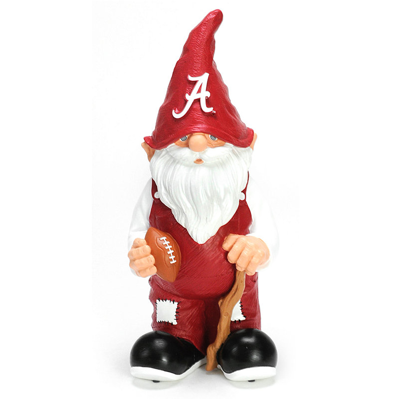 Statue de gnome de la NCAA, Tigers de l'Université Clemson, H 13 po x l 6,5 po x P 5,5 po