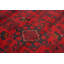 Tapis de zone en laine rouge 5 pi 10 po x 7 pi 8 po à la main one-of-kind-noué la 2010s esari turque Allaina