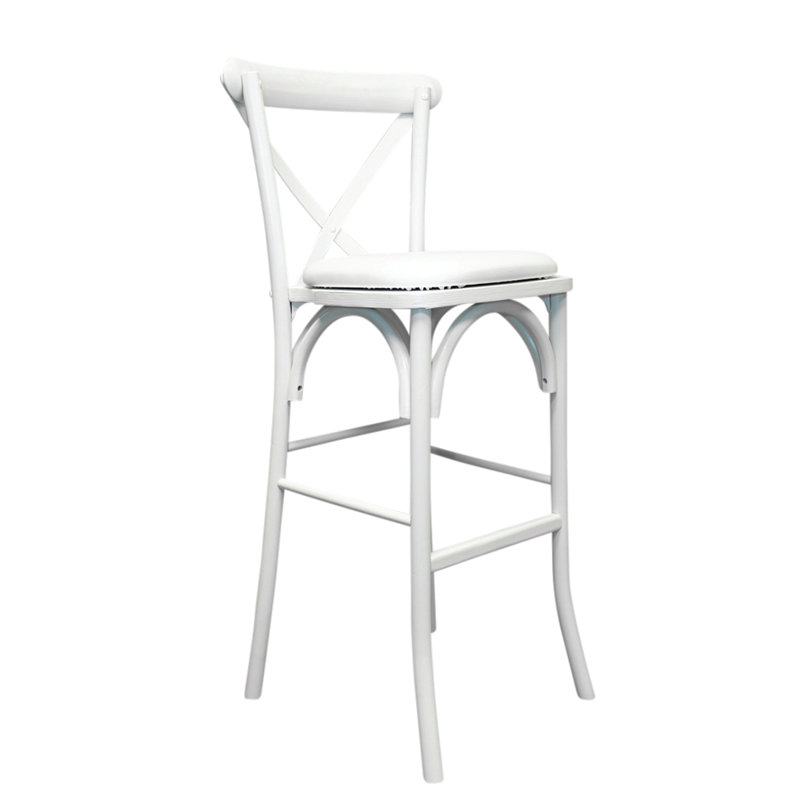 Coleridge Upholstered Counter Stool with Solid Wood Frame