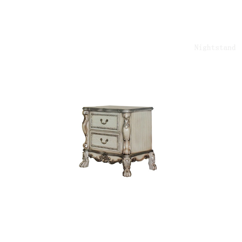 Table de chevet pour chambre à coucher, table de chevet transitionnelle
