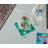 Glass Square 4 Piece Coaster Set