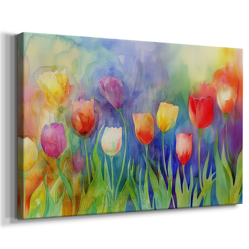 Série Floral-LXVI -Galerie enveloppée Cavas, 12 x 18