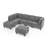 L-Shaped Sectional Sofa Couch,modular sectional,DIY Combination-1253091692