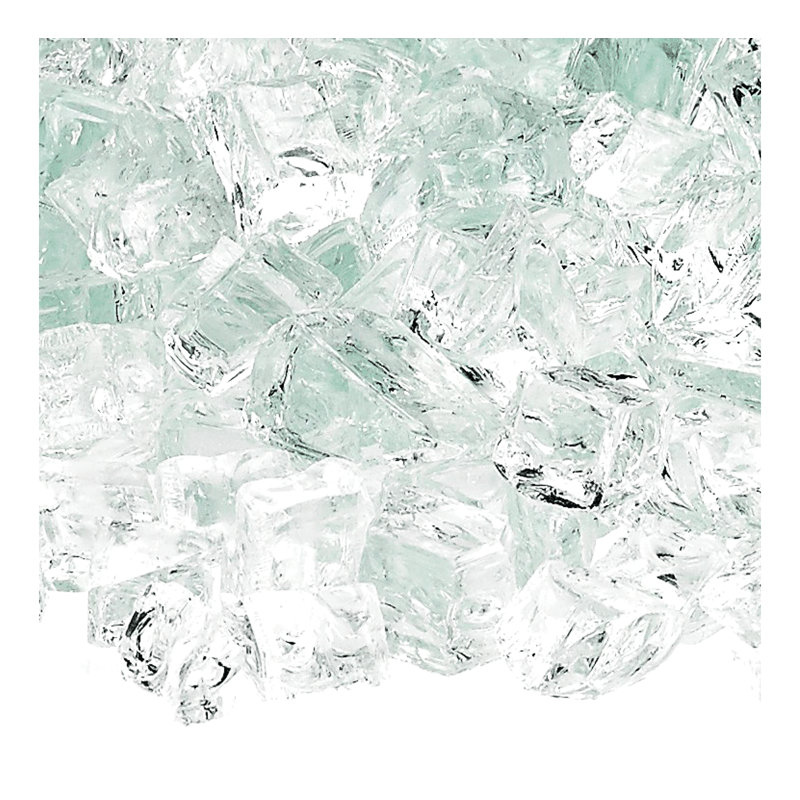 Verre de foyer 10 lb, Blanc