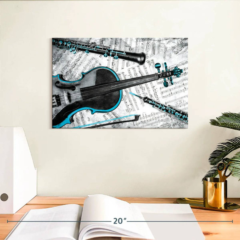Abarca Musical Instruments Pop, H 8 po x l 12 po