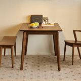 Simple Rectangular Walnut Dining Table