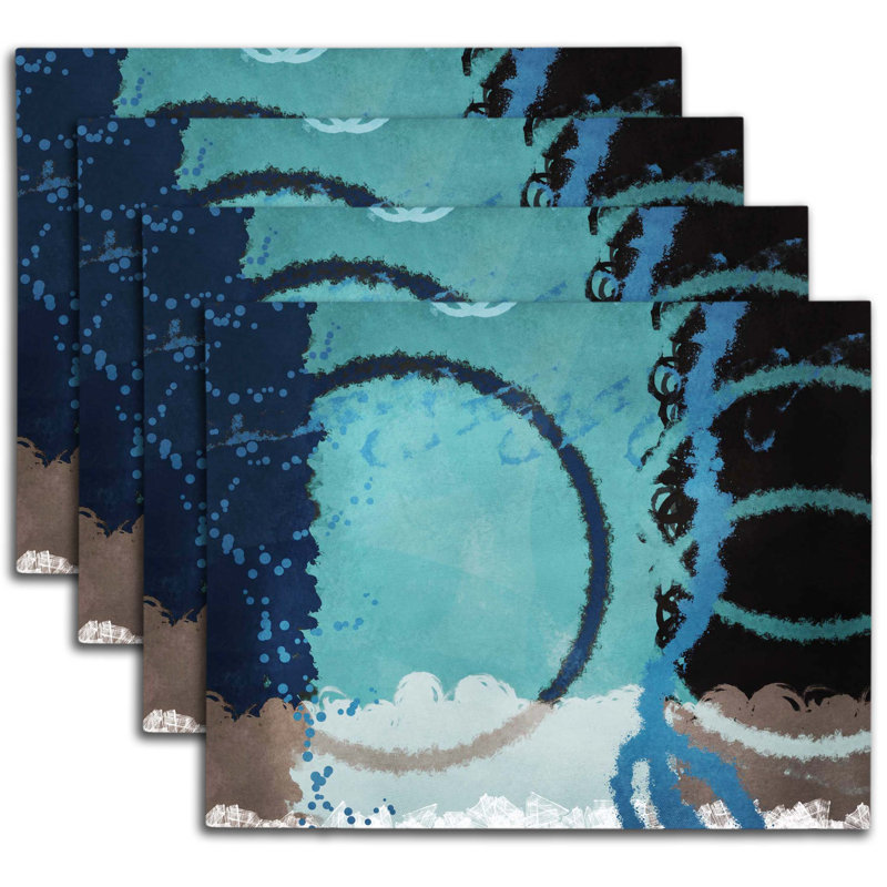 Napperon abstrait en polyester