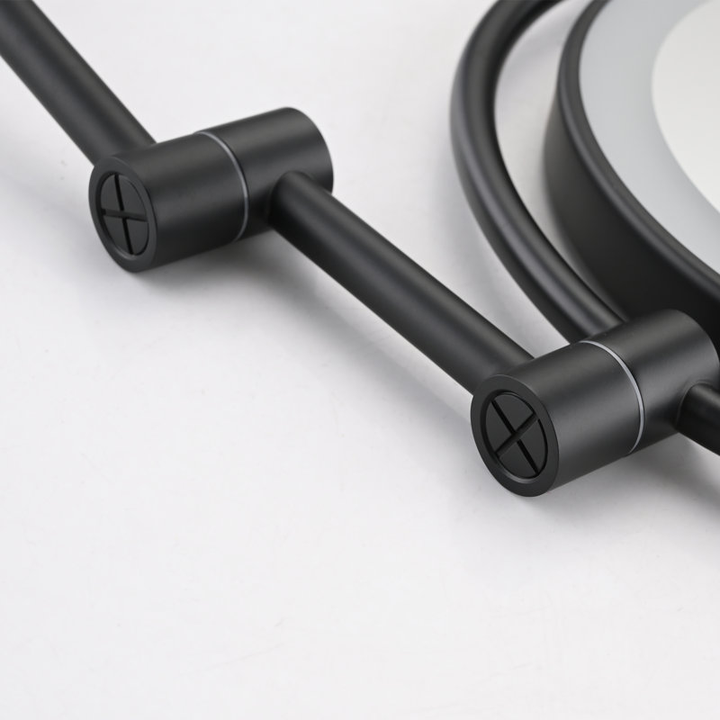 Miroir grossissant Exaltacin, Noir mat