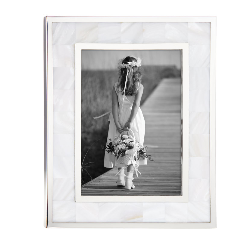 Plated Giftware Mother of Pearl Single Picture Frame, 8" x 10"