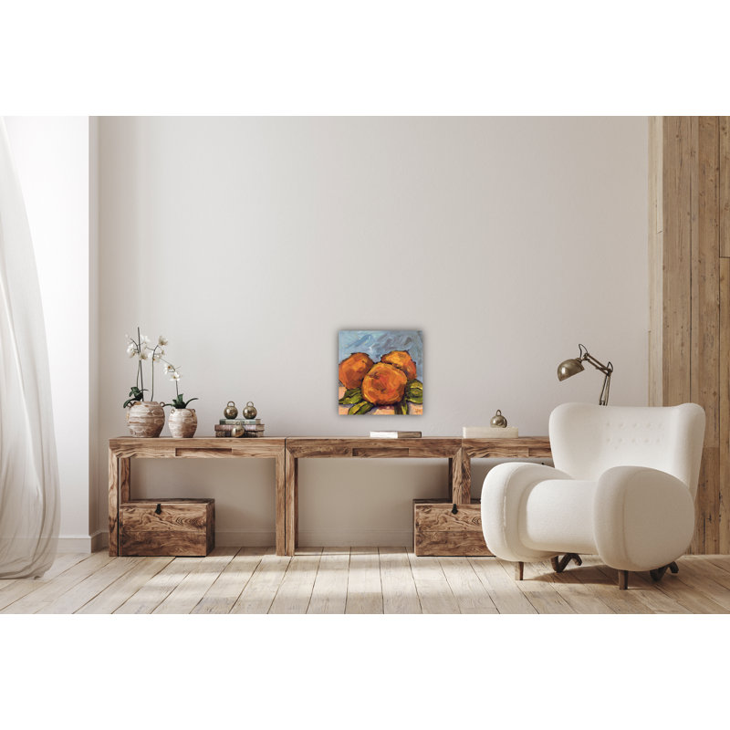 Oranges By John Beard - Gallery Wrapped Canvas Print Print by John Beard, 22'' H x 22'' W x 3" D