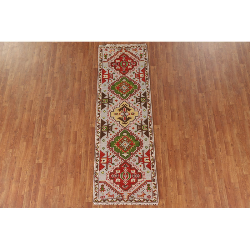 Tapis de couloir oriental géométrique 3x8