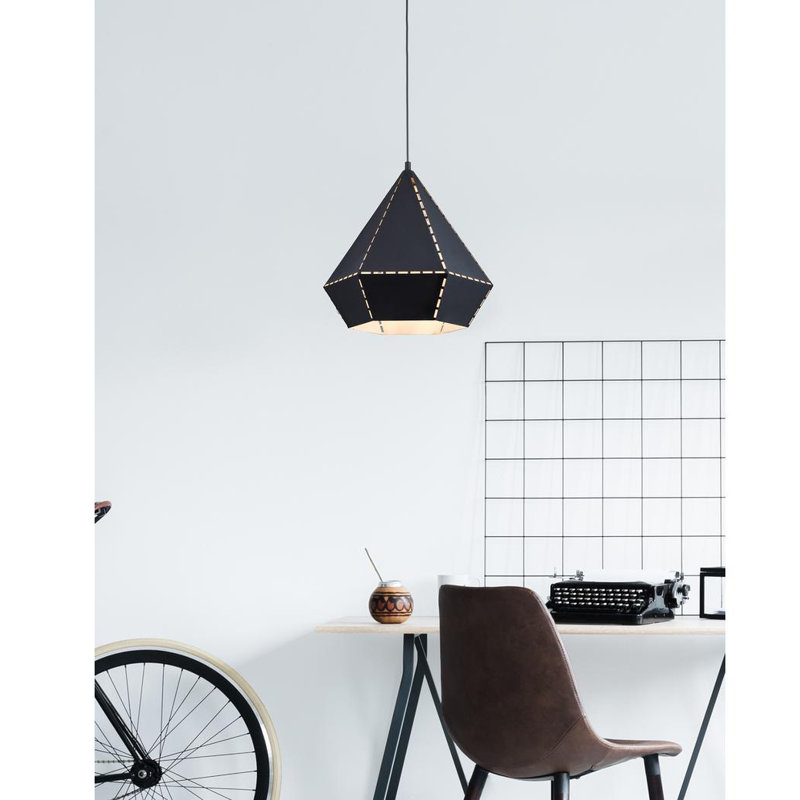 Ramsgate 1 - Light Black Geometric Pendant